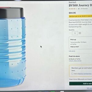 BearVault BV500 Journey Bear Canister